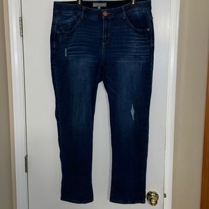 Wit & Wisdom Girlfriend Straight Jeans 16W